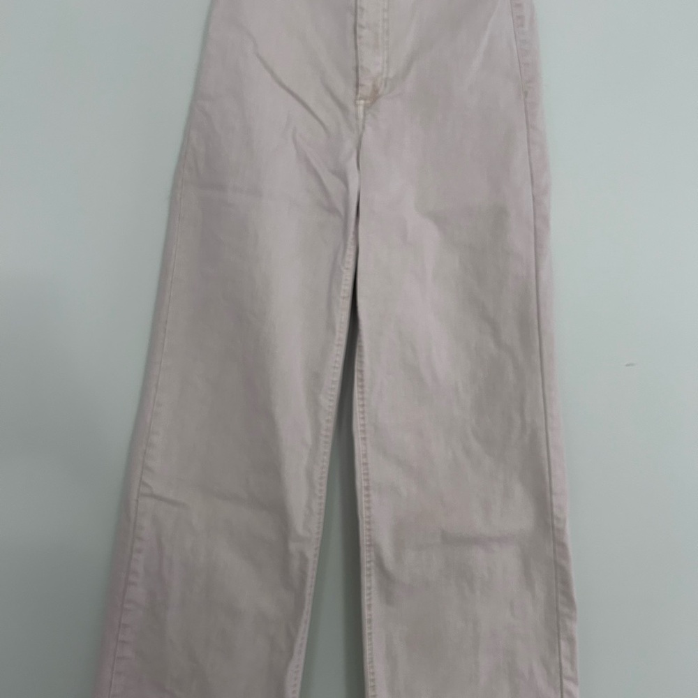 High-Rise Wide Leg Women's Jeans - Khaki